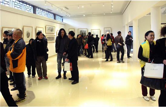 北京南北书画院举办首届学术年展 全国百余件书画精品汇聚金温江