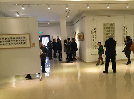 北京南北书画院举办首届学术年展 全国百余件书画精品汇聚金温江