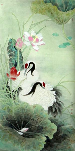 徐宏清工笔画赏析:笔墨住尘香 落红亦有情
