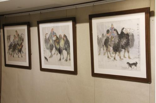 诗意中国•2016全国两会精品书画展在北京天健画廊举办