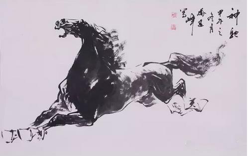 一组跃出宣纸的骏马:赏画家乔建峰作品