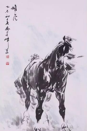 一组跃出宣纸的骏马:赏画家乔建峰作品