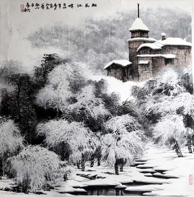 �Դ���   �ɻ�����68x68cm  2014��