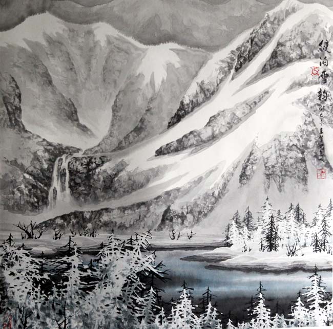�ڵ³�  ����ѩ��68x68cm  2013��