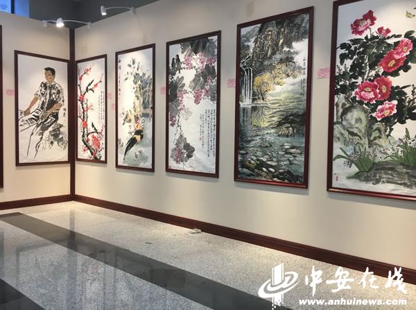 安徽公安举办"不忘初心 牢记使命"主题书画作品展