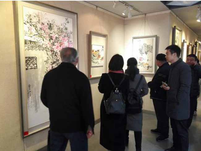 陈兵、宰贤文、方立平书画展在安徽画廊开幕