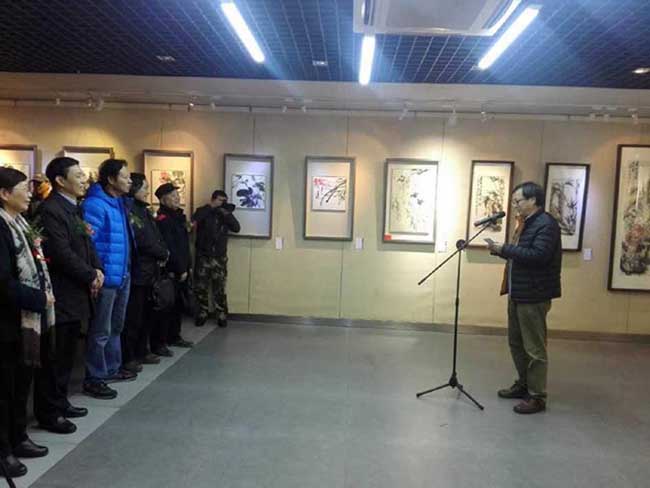 陈兵、宰贤文、方立平书画展在安徽画廊开幕