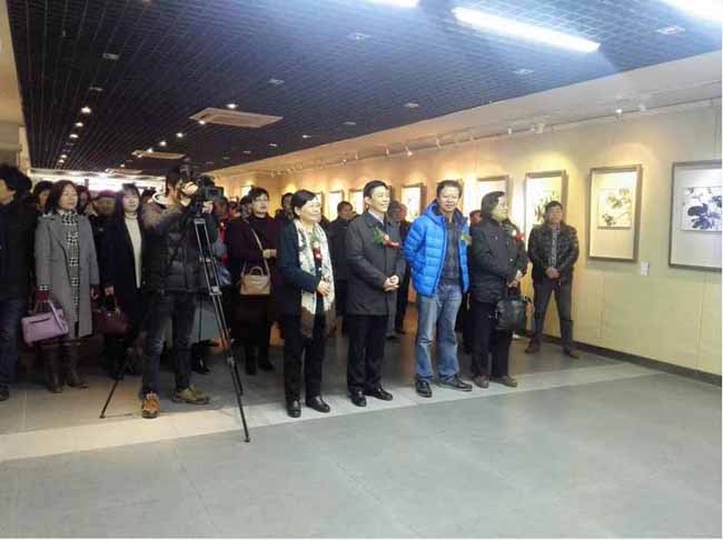 陈兵、宰贤文、方立平书画展在安徽画廊开幕