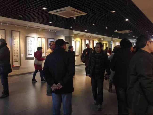 陈兵、宰贤文、方立平书画展在安徽画廊开幕