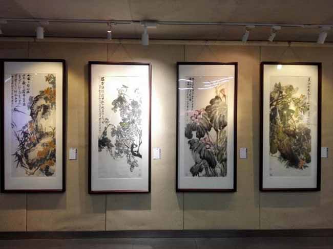 陈兵、宰贤文、方立平书画展在安徽画廊开幕