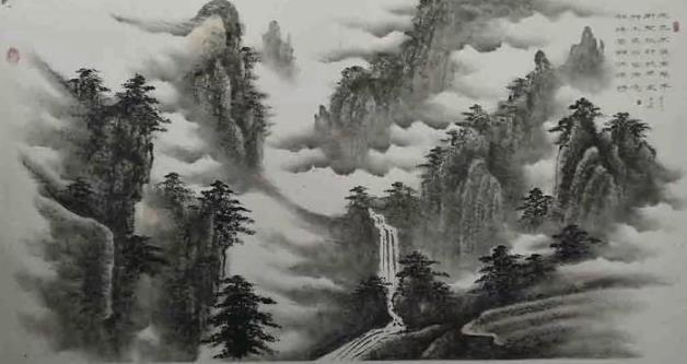 彭淼书画作品展在伍佰艺美术馆成功举办