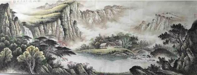 彭淼书画作品展在伍佰艺美术馆成功举办