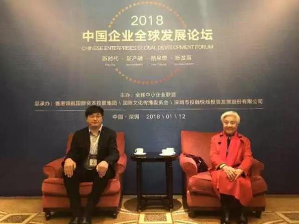 世屹文化荣获2018中国企业全球发展论坛“领军品牌奖”
