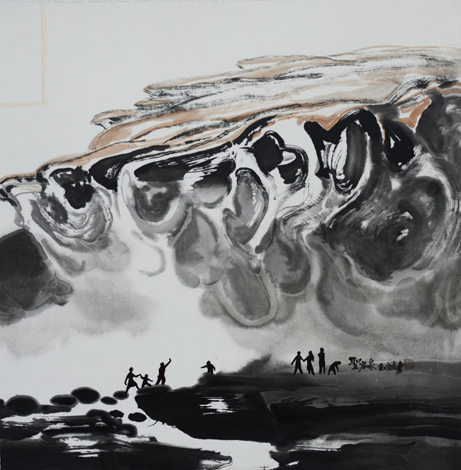张红斌《圣容泉》68x68cm.JPG 张红斌《圣容泉》68x68cm.JPG