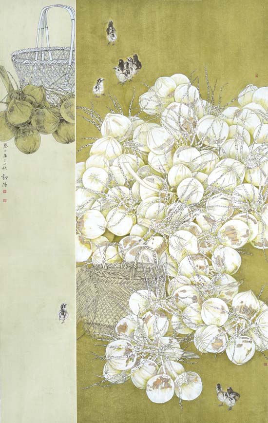 郭 俊《累累硕果寄乡情》220x140cm.JPG 郭 俊《累累硕果寄乡情》220x140cm.JPG