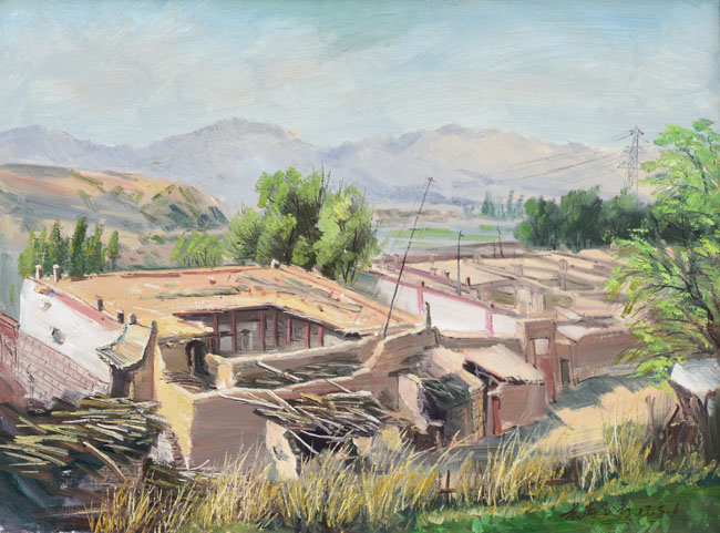 赵玉寿《逝去的村庄》80x60cm.JPG 赵玉寿《逝去的村庄》80x60cm.JPG