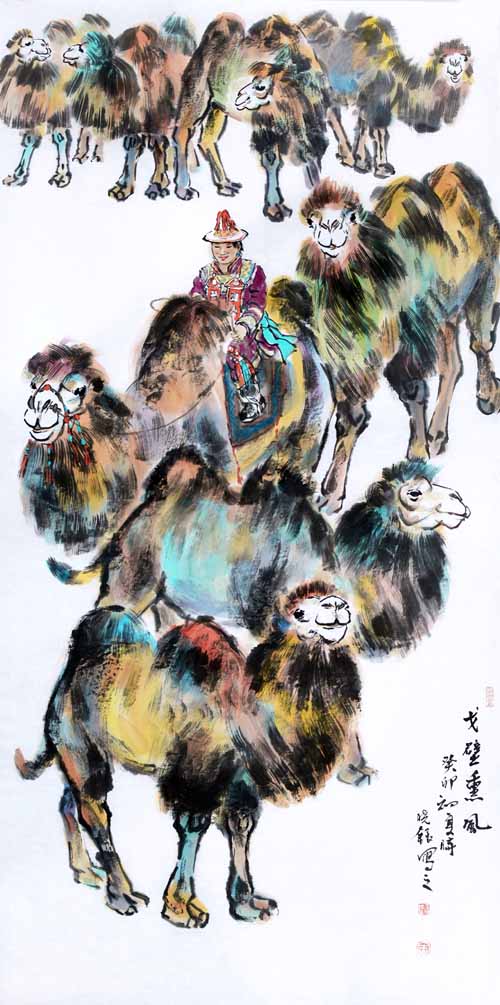 《戈壁熏风》137x68cm.JPG 《戈壁熏风》137x68cm.JPG