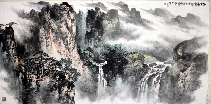 20、雨霁飞泉68×136cm.jpg 20、雨霁飞泉68×136cm.jpg