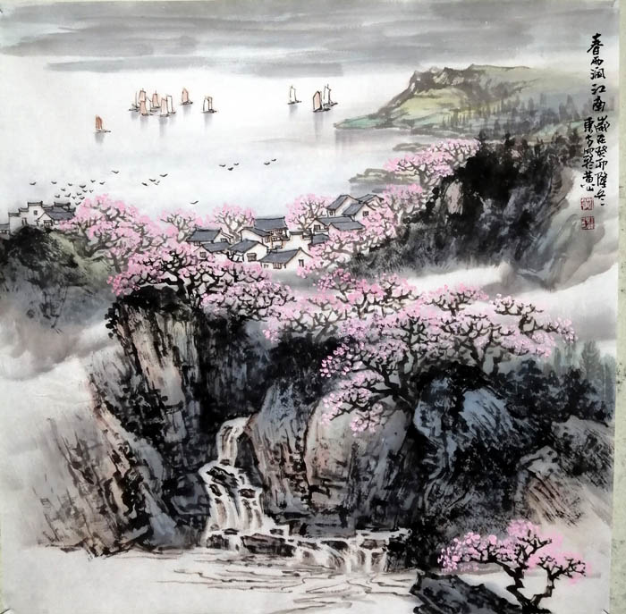 23、春雨润江南68×68cm.jpg 23、春雨润江南68×68cm.jpg