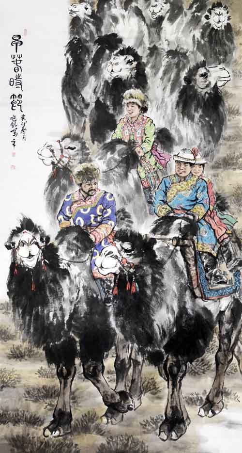 《早春时节》180x97cm.JPG 《早春时节》180x97cm.JPG